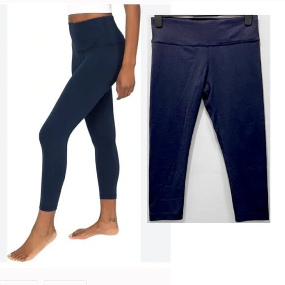 90 Degree By Reflex Blue 21' Leggings Size Medium